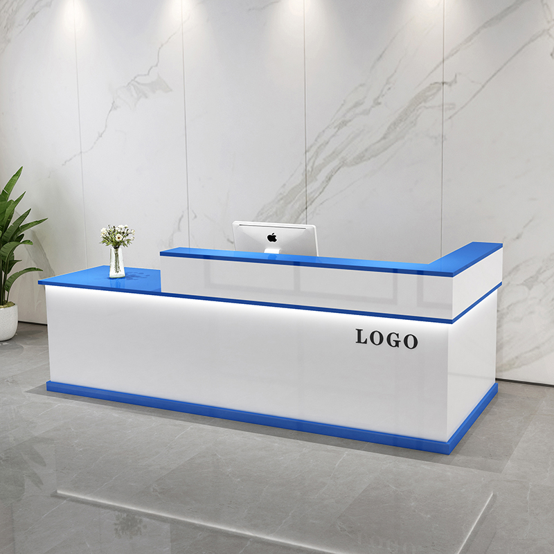 Office Furniture Usa - Luksusowa recepcja z miejscem do przechowywania,