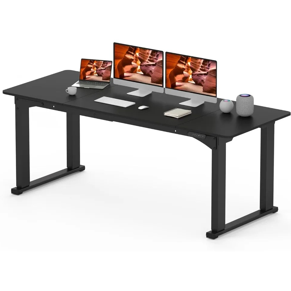 Office Furniture Usa - Biurko elektryczne z regulacją wysokości, duże,