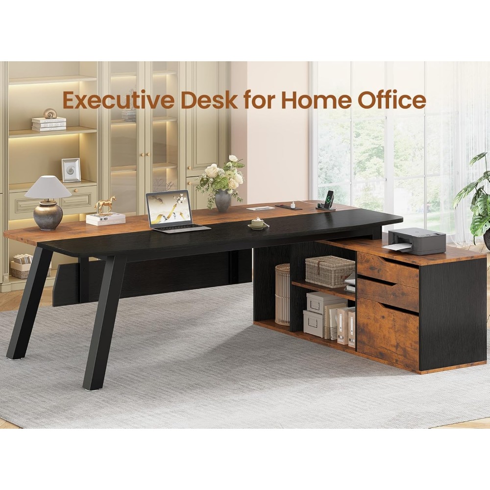 Biurko biurowe 71 cali z szafk – Office Furniture Usa recenzja i cena